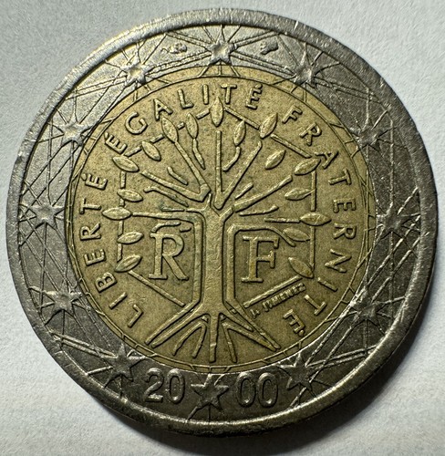 Euro münze 2000 liberte - münze,