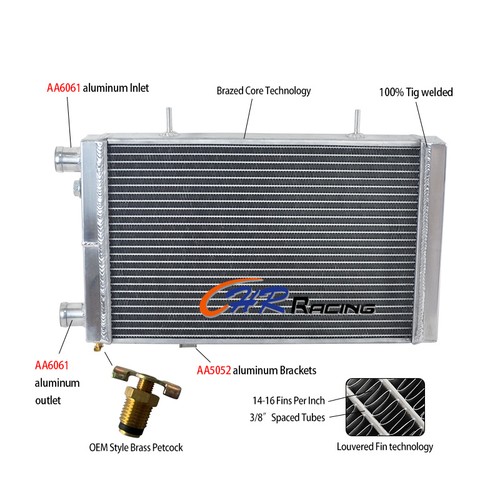 Row aluminum radiator for - aluminum,