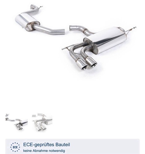 Milltek sportauspuff kat - sportauspuff,