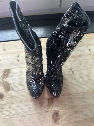 Damen stiefel pailletten - stiefel,