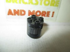 Lego - 1x Stein rund 2x2x2 Roboter Körper Barcode Muster sandblau 30361pb014