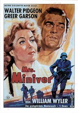 Cinema Filmkarte "Mrs. Miniver", Greer Garson, Walter Pidgeon
