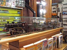 Dampflok elektrisch m. Zug