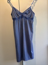 negligee sexy XL TCM Blau Nachthemd Leicht Praktisch Durchsichtig Spagettiträger