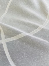 Vorhänge Stoffe Schal Textilien Meterware Höhe 2,95 m durchscheinend Webstruktur