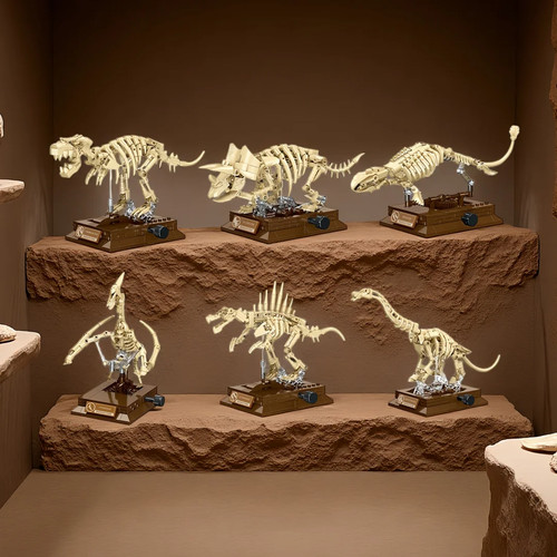 Dinosaurier fossil bausteine - dinosaurier,