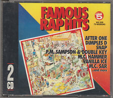 Famous Rap Hits - Various Vanilla Ice, MC Hammer, Snap, LL Cool J [2 CD, 1991]