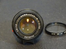 LEITZ SUMMICRON-M 1:2/50mm  OBJEKTIV LENS EXCELLENT MADE in GERMANY Snr: 3436468