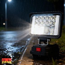 48W Für Makita Li-ion Akku LED Arbeitsleuchte 18V Strahler Licht Taschenlampe