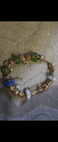 Pandora armband 14k gelbgold - armband,