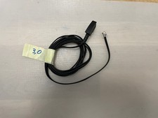 TAE-F Anschlusskabel Telefon-Kabel analog schwarz Westernstecker 3,0m, top i. O