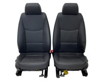 Sitz Vorne Leder BMW E90 E91 Sitzheizung Dakota Schwarz Vordersitz Verstellbar