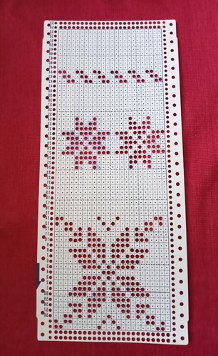 Handgestanzter lochkartenanzug - handgestanzter,