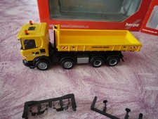 Herpa  Scania  CG  4 achs  Abrollcontainer   Leonhard Weiss  1:87  Eigenbau
