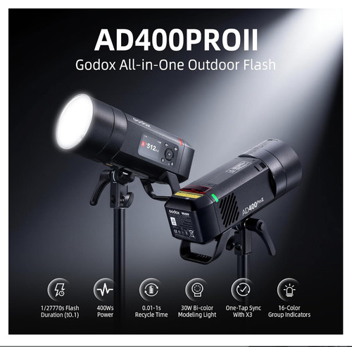 Godox ad400proii 400ws - godox, hss