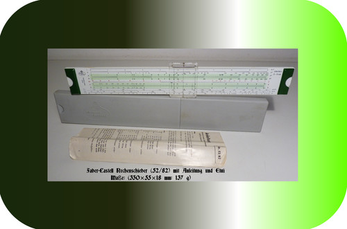 Rechenstab faber castell - rechenstab, faber-castell