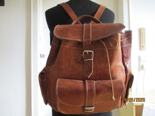 Rucksack braun echtes - rucksack,