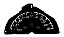 Tachoscheibe 160 km/h passt Smart 451 2012-15 Pulse Passion Brabus Xclusive