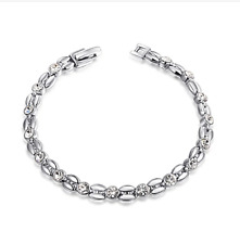 Armband Fancy Cut Cubic Zirkonia Rosegold Silber Gold Farben Damen Modeschmuck