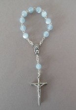 Rosenkranz hellblaue runde