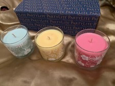 NEU! PartyLite Mini Duftwachsglas Kerze, Einzeln, Mix, Trio, Mit / Ohne Deckel