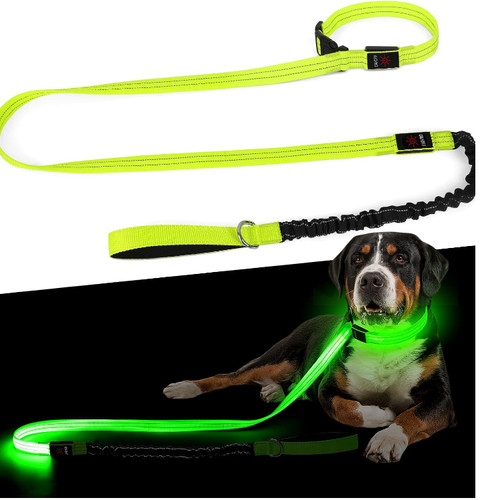 Led hundeleine mit - led,