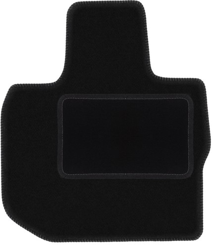Fahrermatte schwarz für