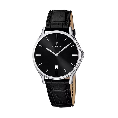 Festina klassisches schwarzes