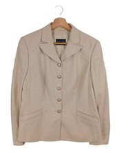 RENA LANGE Strickblazer Damen Blazer Gr. DE 42 creme Business-Look