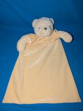 TCM Tchibo Bär Benny Teddybär Schmusetuch Schuffeltuch 57cm Gelb XXL Groß Selten