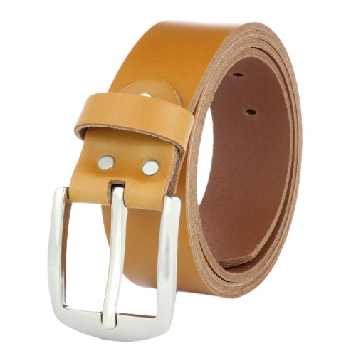 Gürtel leder cognac 4cm - cognac,