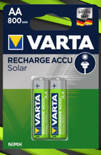 VARTA Recharge Accu Solar 800mAh AA Akkus - 2er-Pack