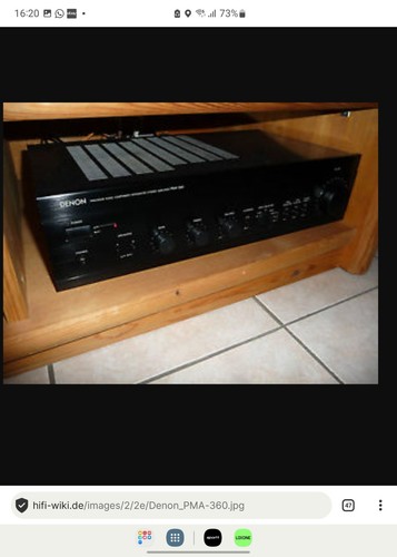Denon pma 360 stereo - denon,