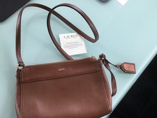 Lauren Ralph Lauren Tasche Cognac Schultertasche