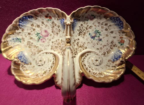 Biedermeier doppelschale kpm - biedermeier,