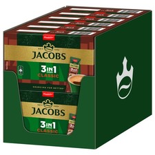 JACOBS Löskaffee 3in1 Classic 12x10 Sticks löslicher Kaffee Instantkaffee 120