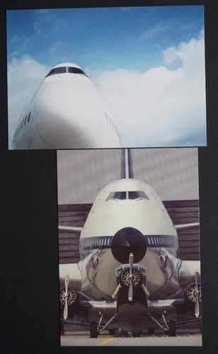 Postkarten flugzeug - 2,