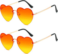 Herzförmige Sonnenbrille im