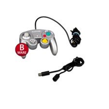 Gamecube Controller Platinum Silber Für Gc (B-Ware) #40S + Verlängerung
