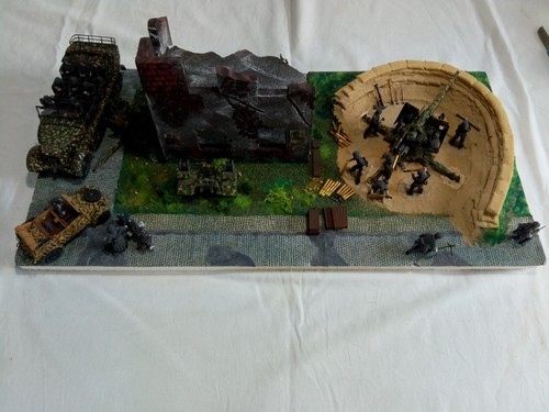 Diorama ruine wehrmacht - diorama,