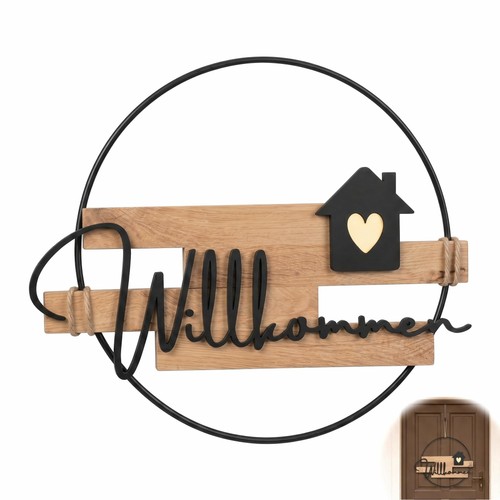 Türkranz willkommen holz - türkranz,