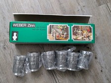 Zinnbecher der Marke Weber