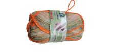 Wollknäuel Batik Wolle super Farbverlauf orange 480g Multicolor Strickwolle k51