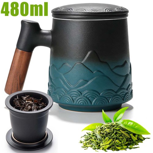 480 teetasse mit sieb und - teetasse,