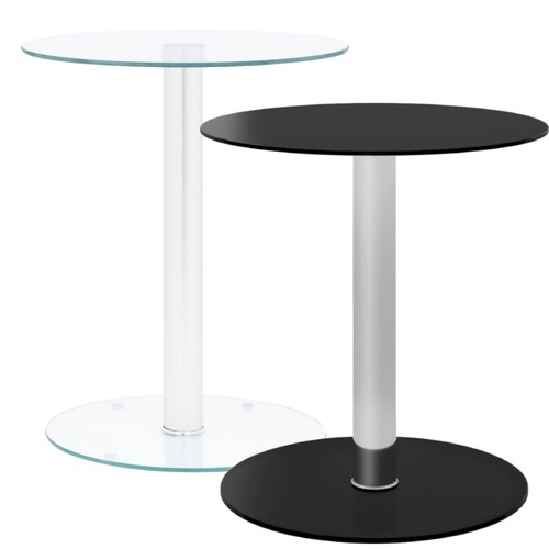 Couchtisch rund 40cm hartglas - rund,