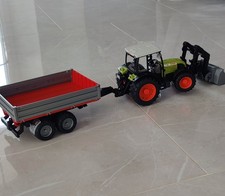 Bruder / Claas Traktor mit Anhänger / Spielzeug für Kinder / Traktoren
