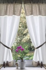 Landhaus Gardine Set 2 St