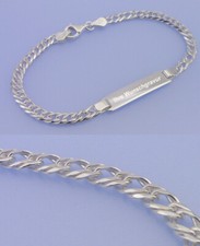 Echt 925 Silber GRAVUR ID