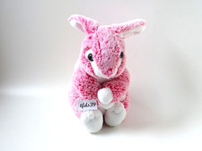 Kuschelwuschel Hase pink weiß Karstadt Stofftier Plüschtier (T224)