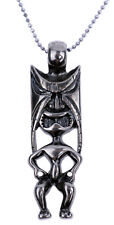 Retro TIKI Glücksbringer ANHÄNGER Halskette / Schmuck Rockabilly
